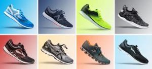 Various running shoes