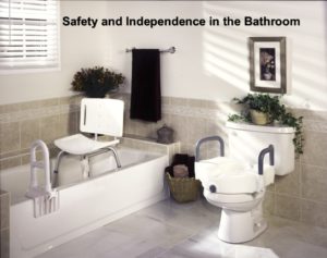 Safety and independence in the bathroom